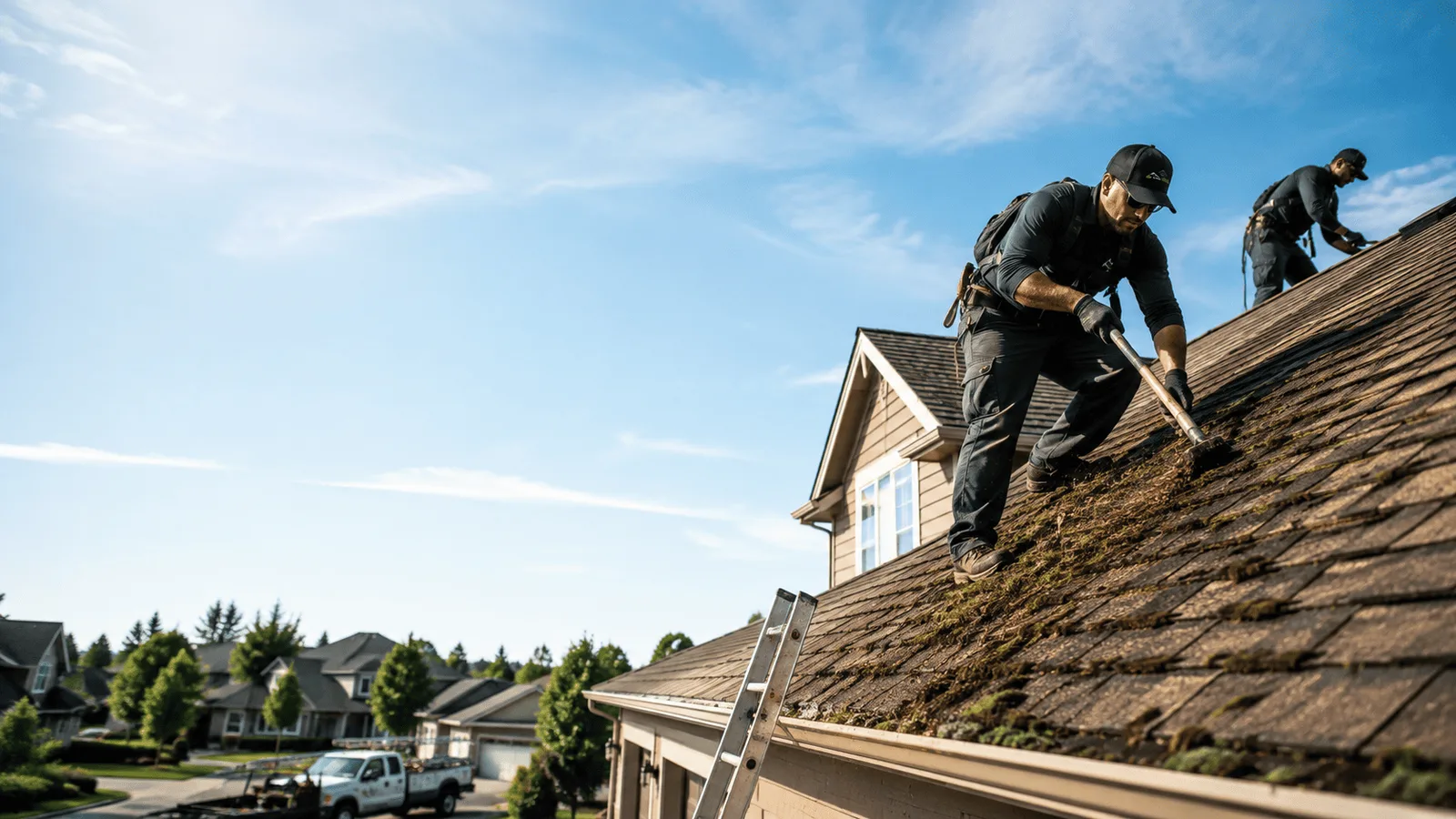 Roof Moss Removal in Bakersfield, CA near me